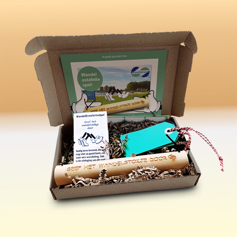 Wandel Estafette Spel - voor 8 deelnemers
